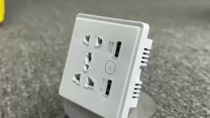 Universal Smart Power Socket Tuya zigสมการ ซ็อกเก็ต WIFI ปลั๊กไฟ สวิตช์ การชาร์จอย่างรวดเร็ว พอร์ต USB 3.0 Type-C รองรับซ็อกเก็ต Alexa Home EU UK US