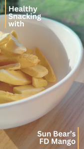 Sun Bear’s Freeze Dried Mango (30g) No Added Sugar | Healthy Snack
