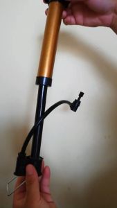 Reviln สูบลมด้วยแรงมือสูบ แบบพกพา เติมลมยางรถจักรยาน ปั๊มแรงดันสูง สปอตสินค้า อุปกรณ์จักรยาน เครื่องสูบลม แบบพกพา Inflator