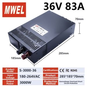 MWEL | Specialized For Automated Warehouse Robots Power Supply 500W