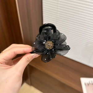 กิ๊บติดผมรูปฉลาม ดอกไม้ประดับเพชรเทียม ทรงสูง สำหรับผู้หญิง ที่คาดผมแบบใหม่ ที่คาดผมสไตล์เกาหลี ที่คาดผมแบบใหม่