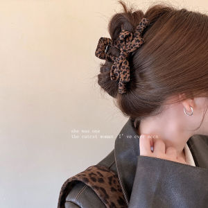 กิ๊บติดผมลายเสือดาวสไตล์ย้อนยุคสำหรับผู้หญิง กิ๊บติดผมรูปฉลาม กิ๊บติดผมแบบหนีบผม กิ๊บติดผมทรงหัวฉลามสำหรับผู้หญิง