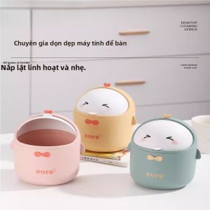 gumahus | Thùng Rác Nhỏ Thiết Kế Hình Hoạt Hình Có Nắp