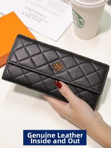 SIFULUN | Elegant Casual Leather Wallet with Camellia Design