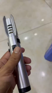 bật lửa khè 1 tia hô nét 281 kim loại xài gas Refillable Lighter Electronic Arc (Plasma) fullbox