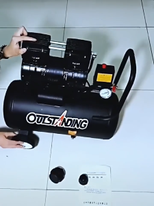 Reaim Kompresor Angin 36L Oilless Listrik 1100W Alat Tekanan Udara Mesin Pompa Angin Kompresor Pompa Angin Ban Mobil Kompresor Kendaraan