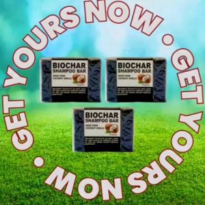Biochar Shampoo Bar (all natural charcoal shampoo)