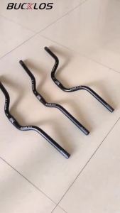 BUCKLOS 31.8*720/780mm Handlebar 90mm Hi-Riser MTB DH Bike Bar 25.4mm Riser 60/100mm U-shaped Bicycle Handle Bar 620mm Cycling