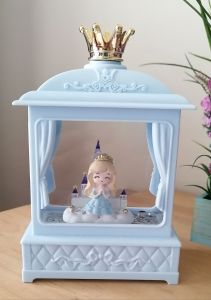 KOTAK MUSIK little girl / Snowbox / music box / hadiah unik / kado ultah anak / kotak musik lagu klasik oleh Vinvin Pink Store