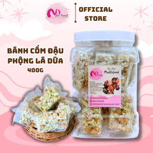400G Bánh Cốm Đậu Phộng Lá Dứa MULTIFOOD