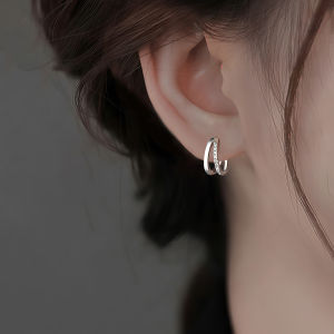 YICAN | Double-layered Fashionable Zircon Earrings