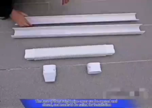 PVC Aircon Pipe Cladding 3x2.5 Inch Molding Set Aircon Tubing Cover for 1hp‑2hp AC