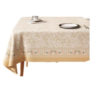 Waterproof Oil-resistant Wash-free Rectangular Tablecloth Luxury Sensation PVC Material Stripe Pattern European Style Tablecloth