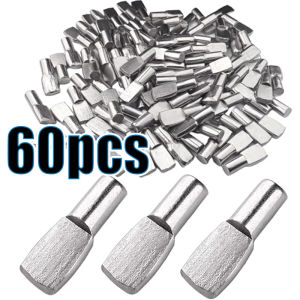 5mm Shelf Pegs Pins60 Pieces Cabinet Furniture Spoon Shape Support Pegs for Shelves