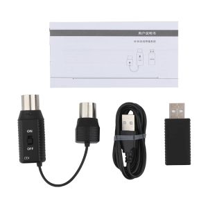 M-VAVE | M-VAVE MS1 Mini Wireless Transmission System MIDI Wireless Adapter Plug and Play Support for Devices with MIDI