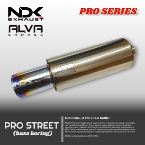Knalpot Racing NDK Exhaust Pro Street Bas Kering Knalpot Racing Mobil Universal