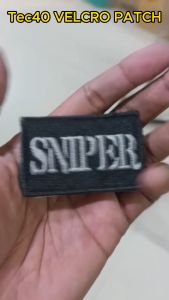 Tec40 VELCRO PATCH SNIPER SIZE 60x40mm อาร์ม ตีนตุ๊กแก ไรท์สาระกับครูแว่น Tec40store