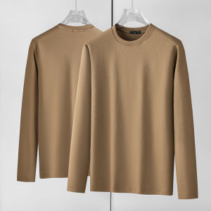 Áo Thun Nam Vancl Dài Tay Cổ Tròn Thường Ngày Mùa Xuân Thu Mặc Trong Quần Áo Cotton Thoải Mái Thoáng Khí Phong Cách Thường Ngày