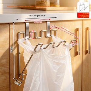 BANGJIE | Foldable 304 Stainless Steel Trash Bag Bracket