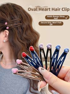 PINK EMPRESS | Love Shape Gentle Hair Clip For Forehead And Side Fringe