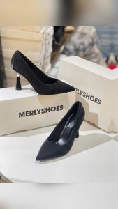 Giày Cao Gót 7p Merly 1476 Đính Đá Thích Hợp Đi Tiệc Giày Cao Gót Bigsize Giày Nữ Big Size 40 41 42