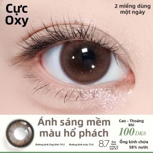 YOUHOO | Mắt Kính áp Tròng Silicone Hydrogel Có Màu cho Cận Thị 2 Đôi