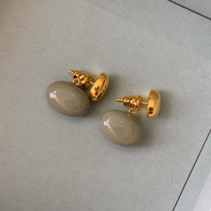 CAFFTI | Red Wine Toned Earrings High-end Luxury Women