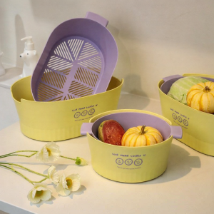 Minimalist Multifunctional Draining Basket