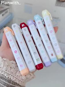 *Kawaii Multilink Mood Stamp Adorable INS Style Mini Stamp for Journal Scrapbooking DIY Greeting Card Decor