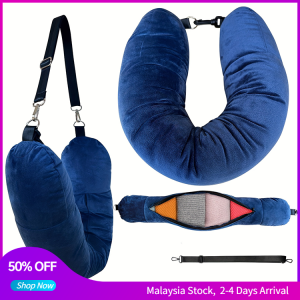 U-Shape Travel Pillow Comfortable Headrest Travel Rest Car Pillows Office Neck Pillow Nap Pillow Head Neck Folding Pillow Bed Pillows Neck Cushion (Ready Stock Malaysia)