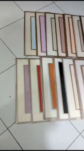 Flower Wrapping Paper Varian List Gold Frame Transparant Gold Kertas Buket Bunga Cellophane PERPACK KB6132