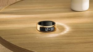 2025 New R12 Smart Ring with Display Screen and Touch Wireless Charging Health Manager 5 ATM Waterproof For Men Women Gift Rings