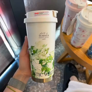 500ML Fashion Stainless Steel Thermos Cup Ceramine Coating Sus 316 Coffee Thermos Mug 保温杯 咖啡杯