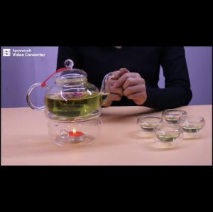 50ml Tea Cup Transparent Double Layer Small Tea Cup Thickened Glass Small Tea Cup