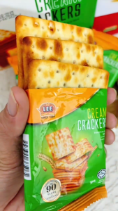Bánh Lúa Cream Cracker Lee - Nhập Khẩu Malaysia - Hộp 14 gói