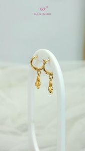 Yaxiya Anting Emas Motif Kupu Perhiasan Lapis Emas 18K 565