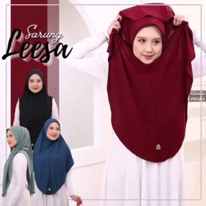 Tudung Sarung Labuh Leesa Mosscrepe | Comfortalbe Hijab | Bdg 50 XXL