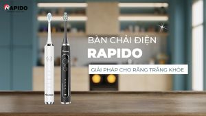 Bàn chải điện Rapido RST-15WB (Đế sạc – hộp đựng thời trang)