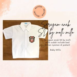 Seragam lengan panjang dan pendek anak SD by molli millo