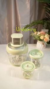 3in1 Food Chopper Multifungsi Blender Food Processor 2.5Liter Daya Kuat Penggiling Daging Penghalus Makanan