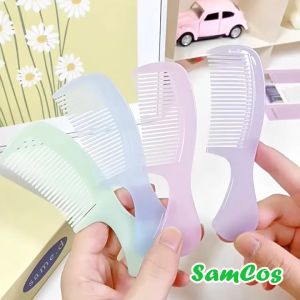 SET 5 Lược chải tóc trơn mini bằng nhựa cho bé gái bạn nữ siêu xinh Samcos