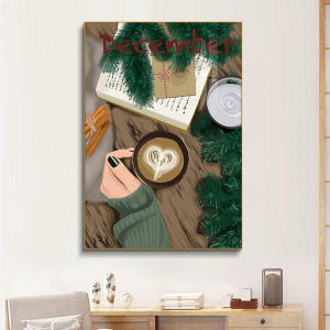 Modern Simplicity Coffee Shop Decorative Painting Restaurant Wall Art Cafe Background Picture Frame Ceramic Crystal Material