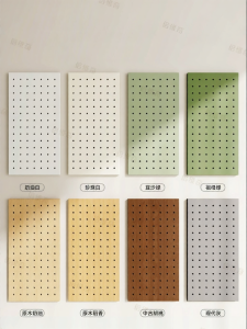 BEIQIVI | Wall Storage Shelf Organizer With Hooks Colored Wooden Pegboard