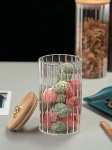 Toples Kaca Mewah Bergelombang & Toples Kedap Udara untuk Kue Kering