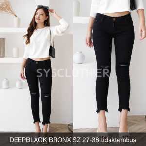Celana Jeans Wanita 7/9 Deepblack Bronx - SYS Clothier