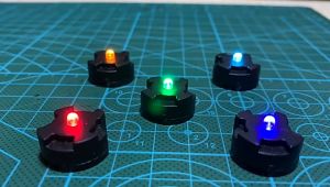 Magnetic LED Light Lights Spotlight Spot Display Light for Gundam MG 1/100 Green Blue Red Yellow