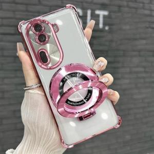 Case Honor Magic 6 5 7 Pro 5G Magic6Pro Magic6 Pro Case with Holder Carema Protector Clear Luxury Aesthetic Shockproof Thickened Air Cushion Anti-Fall
