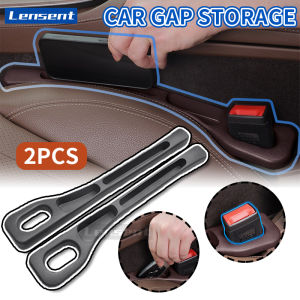 Lensent 2PCS Car Leak-Proof Plug Gap Filler Seat Belt Plug Cushion Blocker Car Leak-Proof Strip Seat Side Leak-Proof Gap Plug Interior Organizer Car Seat Gap Filler