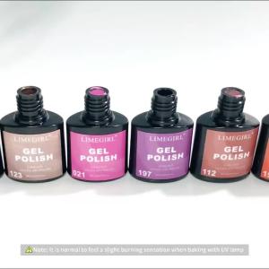 limegirl | LIMEGIRL 3pcs Gel Nail Polish Set Brown Series Vernis Semi-Permanent Soak Off UV Gel Polish Varnish Kit for Nail Art DIY Design