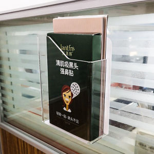 A6 Storage Box Acrylic Magazine Display Box Wall-Mounted File Box Wall Rack Information File Publicity Page Storage Box